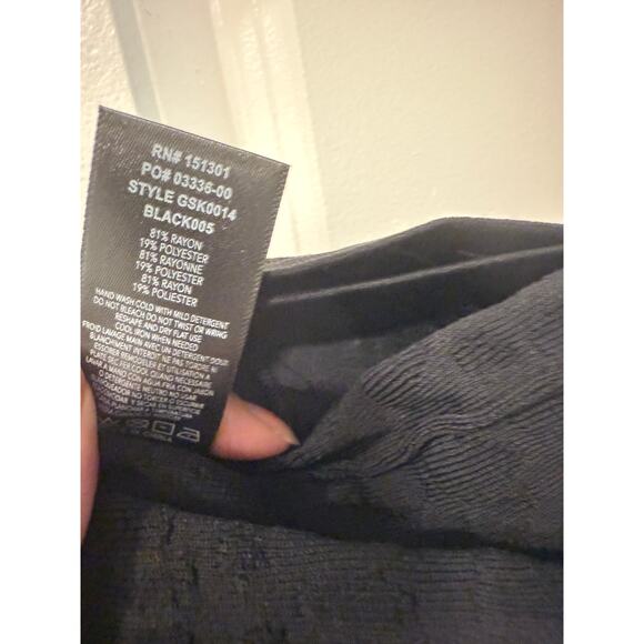 NEW! Good American S Low Down Bodycon BANDAGAE Midi Dress Long Sleeve Black Sz 1 - Picture 7 of 9